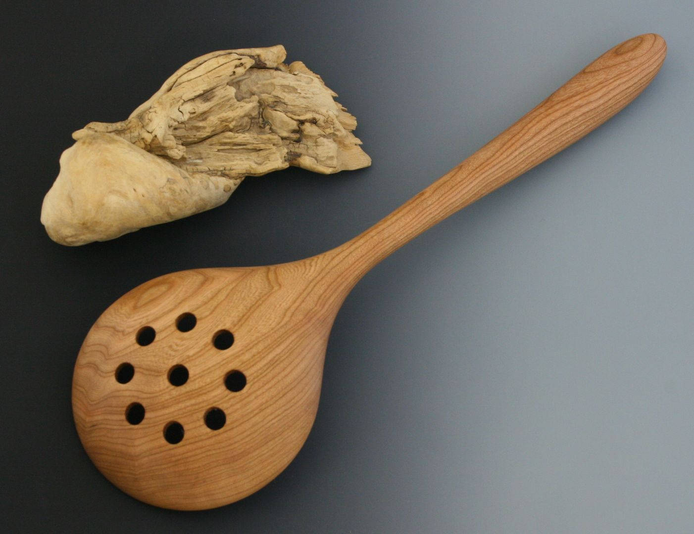Stoneware Strainer Spoon — The Shop at Graber Co