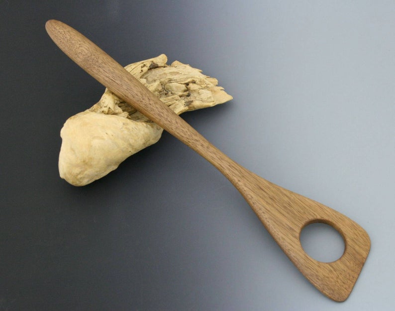 Walnut wood risotto spoon.